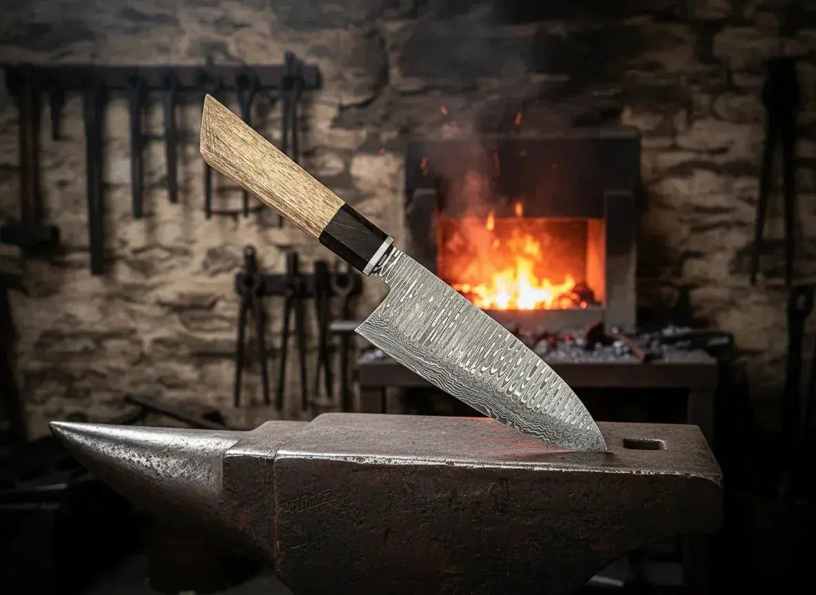 Handmade Damascus Steel Deba Japanese Chef Knife - Jayger