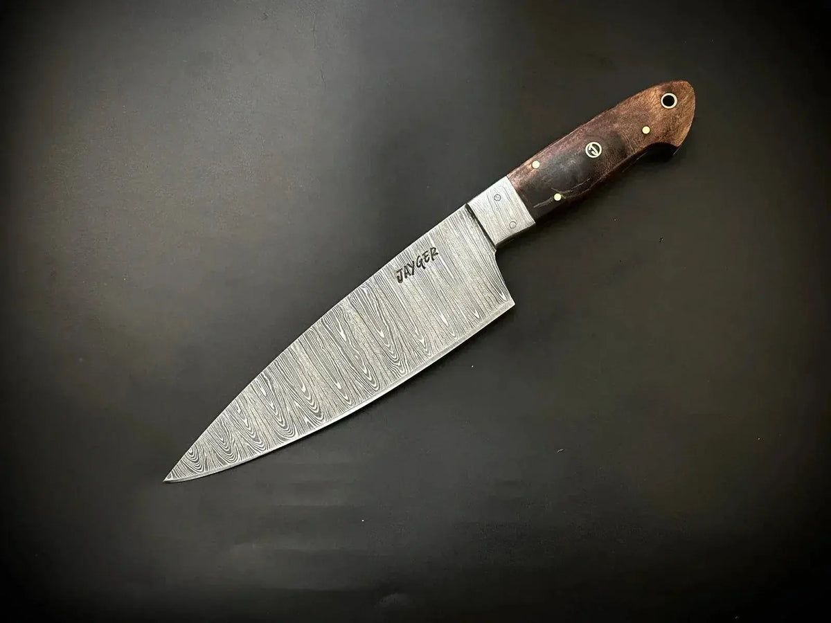 Handmade Damascus Steel Kitchen knife Set / Chef Knives - Jayger