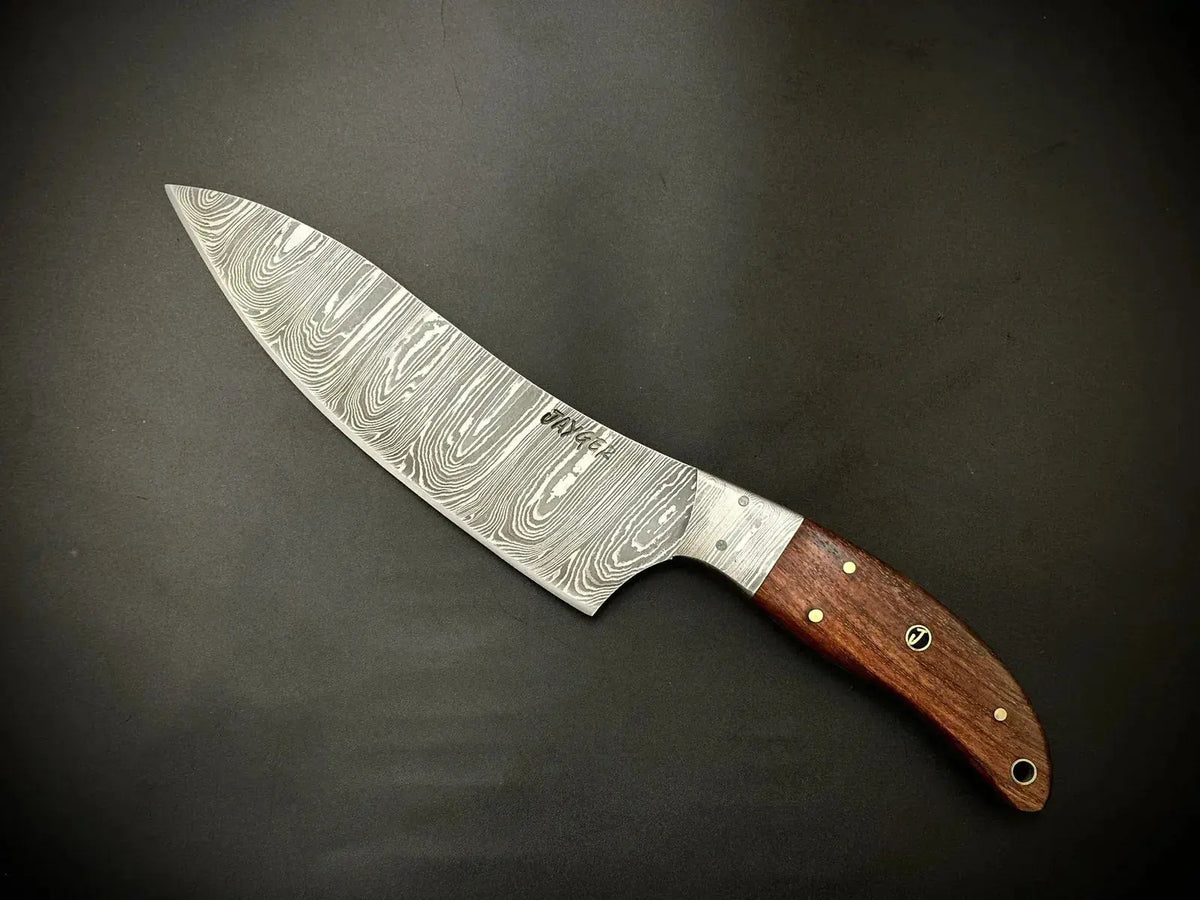 Handmade Damascus Steel Santoku knife / Chef Knife – KD2 - Jayger