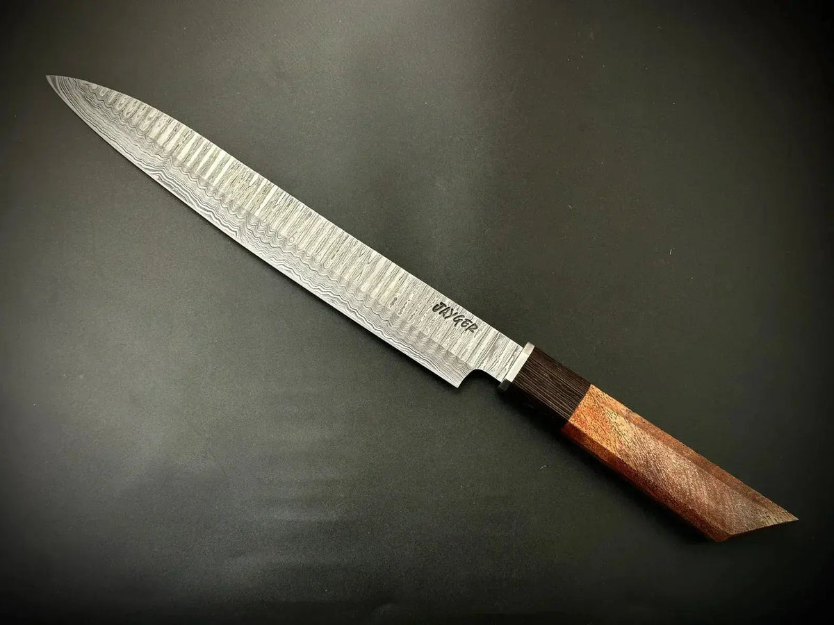 Handmade Damascus Steel Japanese Yanagiba Chef Knife - Jayger