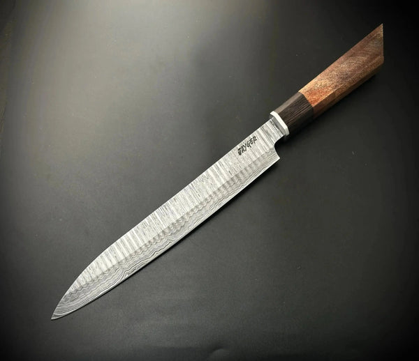 Handmade Damascus Steel Japanese Yanagiba Chef Knife - Jayger