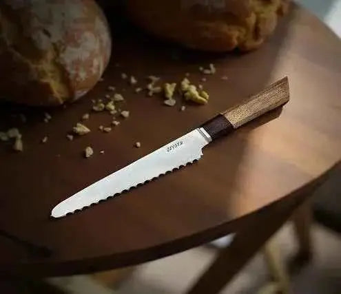 Handmade Fixed Blade Hunting Knife with Leather Sheath – Stag Handle